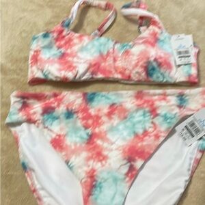 Colorful Tie-Dye Bikini Set